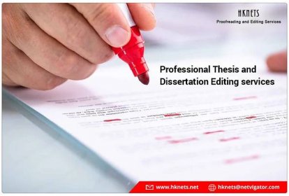 Professional Thesis and Dissertation Editing services