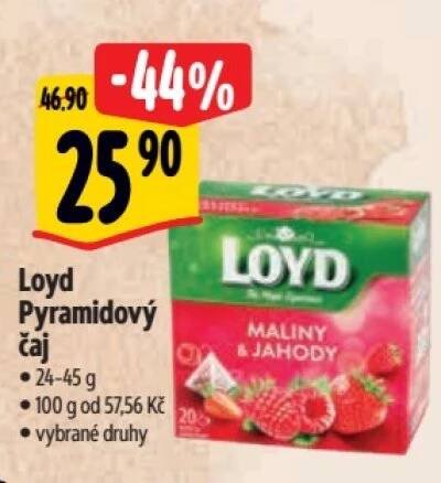 Čaj Loyd přídíte v Albertu ve slevě