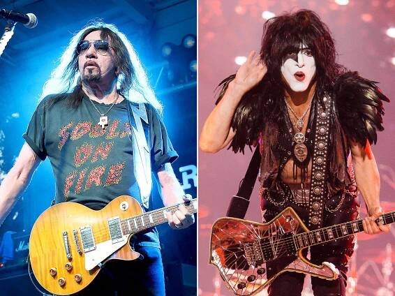 [L-R] Ace Frehley and Paul Stanley