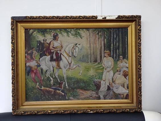 Obraz Oldřich a Božena Signováno A.F. Kupka - Umění