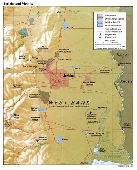 West Bank and Gaza Maps - Perry-Castañeda Map Collection - UT Library Online