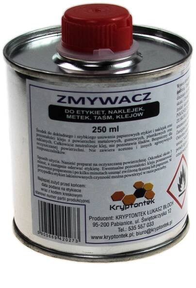 Profesionální odstraňovač lepidla 250ml a etiket