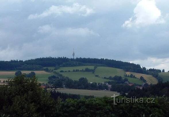 Harusův kopec od jihozápadu