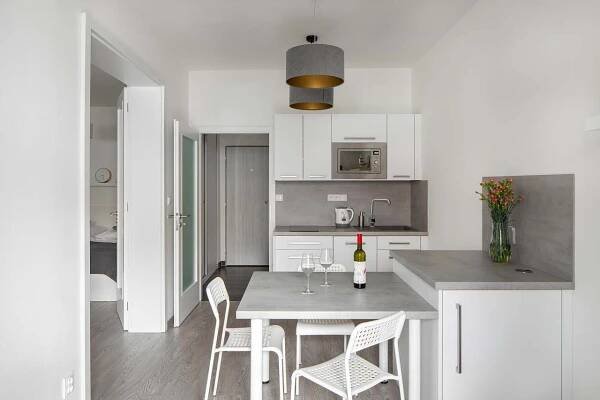 Kuchyňská část - pronájem apartmánu Mikulov - zvětšit