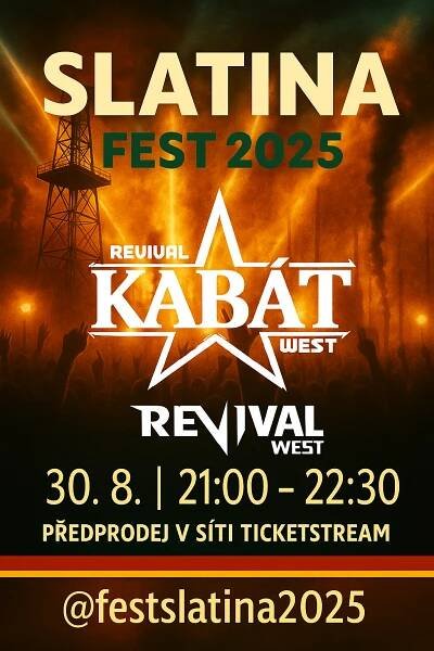 Fest SLATINA 2025 – Slatina 30.8.2025 • AkceZaPrahou.cz