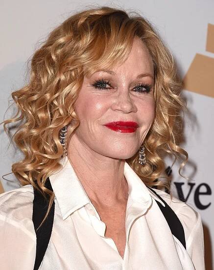 Melanie Griffith arrives at the Pre-Grammy Gala and Salute to Industry Icons Honoring Martin Bandier on February 7, 2015, in Los Angeles, California. | Source: Getty Images
