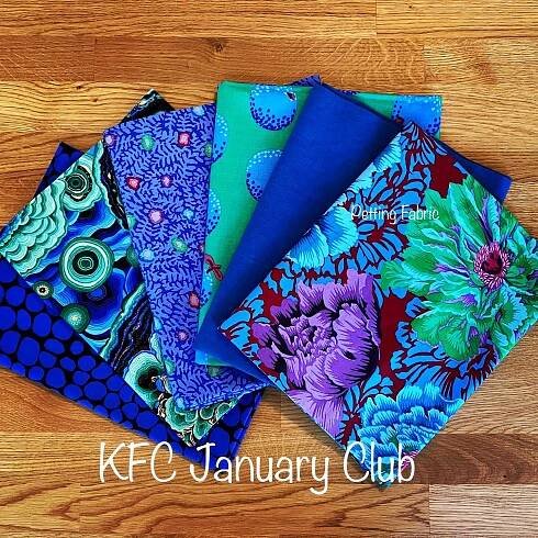 Kaffe Fassett Fabric Club - Petting Fabric