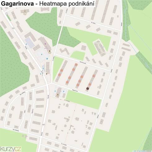 Gagarinova - mapy | Kurzy.cz