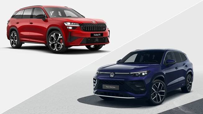 Škoda Kodiaq RS vs. Volkswagen Tayron R-Line: Co má VW za příplatek, to je u Škody v základu