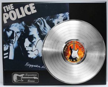 The Police Platinum Lp Limited Edition Reproduction Signature Record 7DE