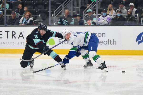 NHL: Vancouver Canucks at Seattle Kraken