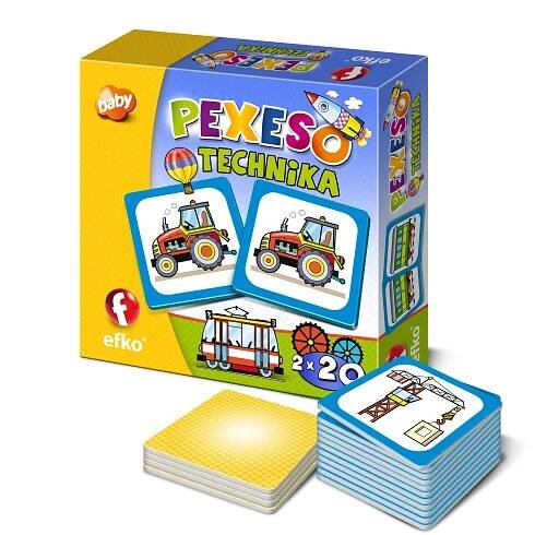 EFKO Hra baby pexeso Technika dopravní prostředky