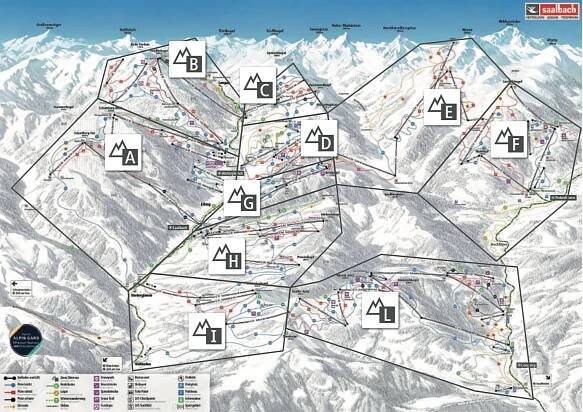 Ski this way. | Saalbach Hinterglemm