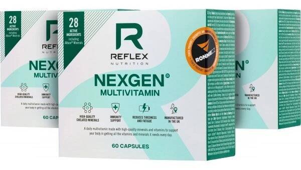 Reflex Nutrition Nexgen Multivitamin - akce 2+1 (180 cps)