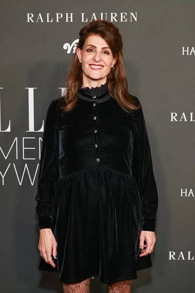 Nia Vardalos attends ELLE's 2023 Women in Hollywood Celebration Presented by Ralph Lauren, Harry Winston and Viarae at Nya Studios on December 05, 2023 in Los Angeles, California.