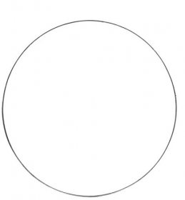 Kovový kruh pozinkovaný 20 cm