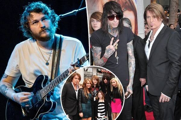 Braison Cyrus, Trace Cyrus and Billy Ray Cyrus