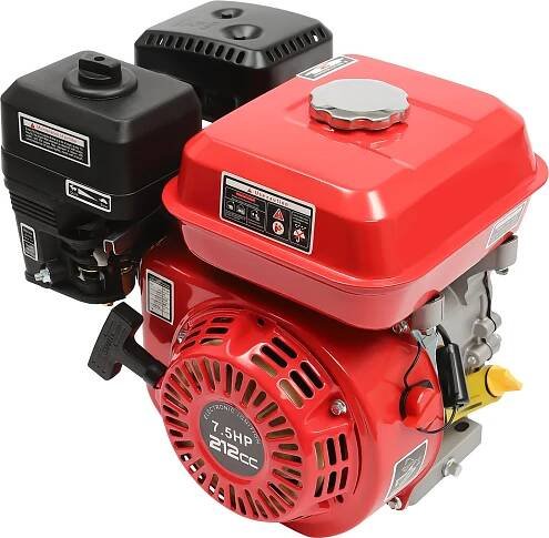 Benzínový motor 7,5 HP vzduchem chlazený jednoválec s nízkou ochranou proti oleji