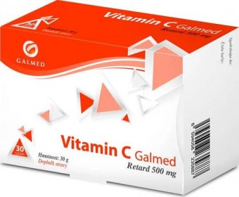 Galmed Vitamin C Retard 500 mg 30 tbl. od 48 Kč