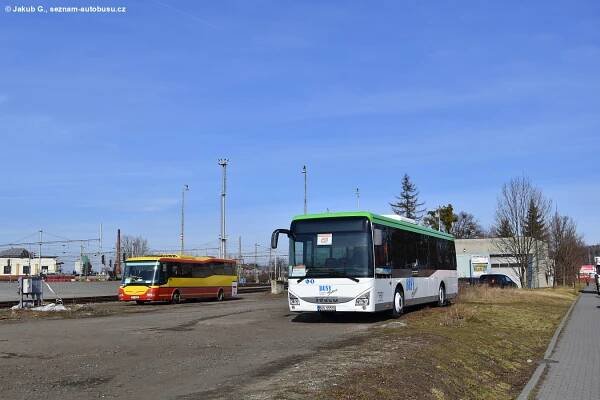Fotografie Iveco Crossway LE LINE 12M BUS 55555 BUSY STUDENÁ