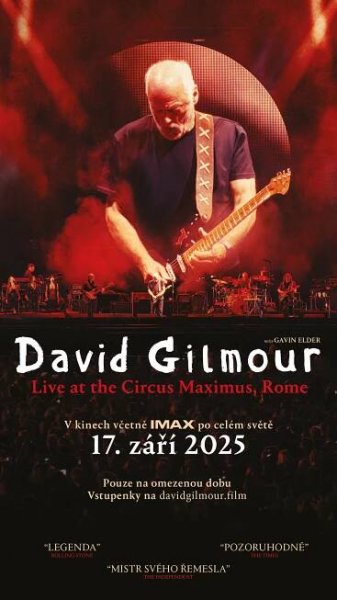 DAVID GILMOUR LIVE AT THE CIRCUS MAXIMUS, ROME | Kino Cinestar ⭐ Praha Anděl