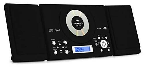 Stereo zařízení Auna MC-120, MP3/CD přehrávač, USB, černé