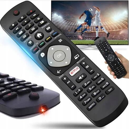 UNIVERZÁLNÍ DÁLKOVÝ OVLADAČ PRO PHILIPS CHYTRÉ TV NETFLIX