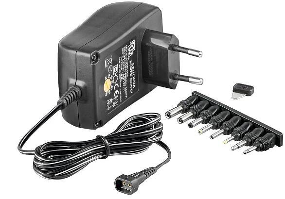 Univerzální napájecí adaptér 3-12V/2,25A, černý