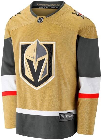 Pánský dres Tomáš Hertl #48 Vegas Golden Knights Fanatics Breakaway Gold Home