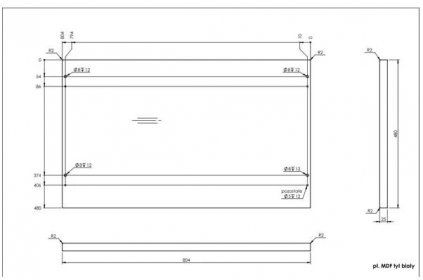 Comad Madera Grey deska na skříňku 80.4x48 cm dub MADERA891ARTISANFSC • Absulo.cz
