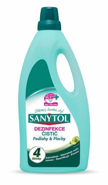 Sanytol Dezinfekce čistič podlahy & plochy limetka 1 l