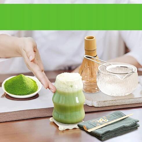 SADA METLIČEK NA MATCHA, SADA NA ČAJ MATCHA, 7DÍLNÁ SADA - Allegro