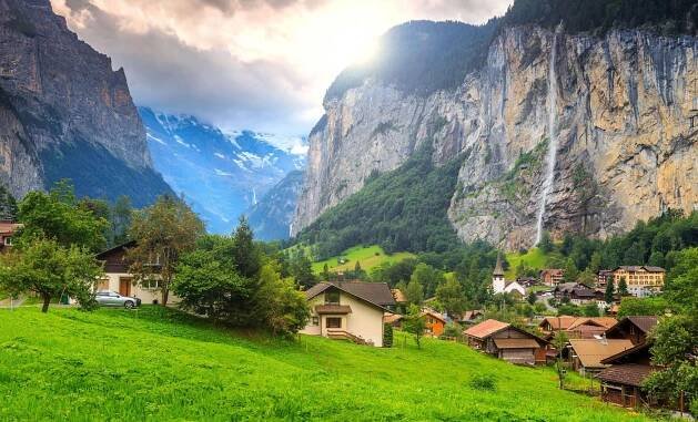 Lauterbrunnen, Švýcarsko