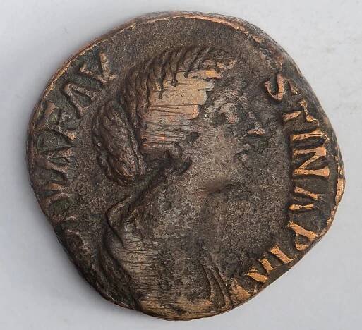 Faustina Pia (junior) Sestercius (Faustina junior) r-130-175/6 RIC 169