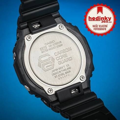 Casio G-Shock Original GA-2100VB-1AER Carbon Core Guard Virtual Blue Series | Hodinky-365.cz