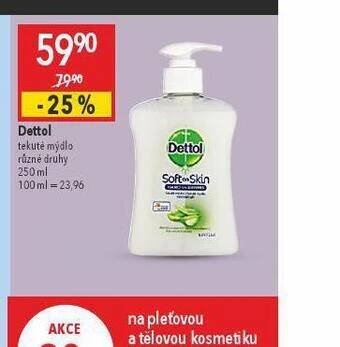 Globus Dettol tekuté mýdlo nabídka