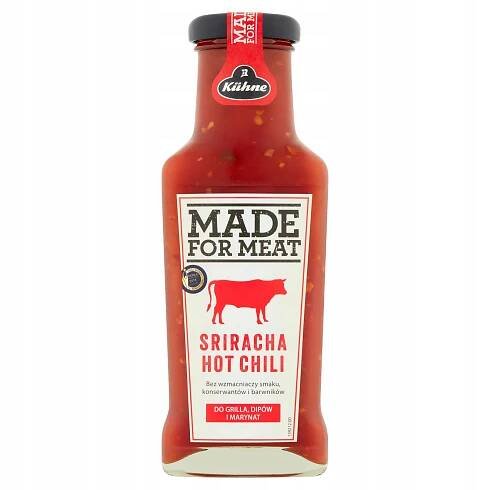 Kuhne Made For Meat Sriracha pálivá chilli Omáčka 235 ml