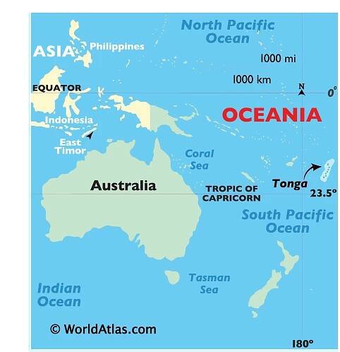 Tonga Maps & Facts - World Atlas