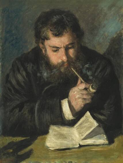 Claude Monet, 1872, Pierre Auguste Renoir | Reprodukce slavných obrazů na zeď | Posters.cz
