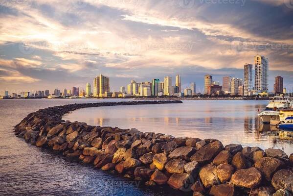 přístav manila - manila port - stock snímky, obrázky a fotky