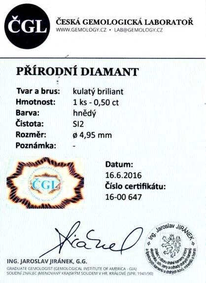 ČGL Certifikát 10924