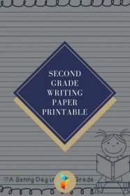 Second Grade Writing Paper Printable