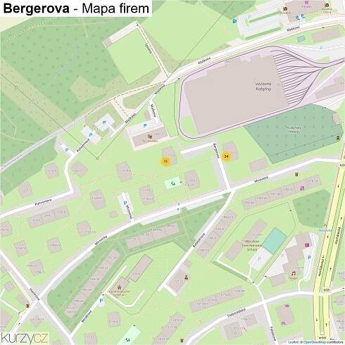 Bergerova - mapy | Kurzy.cz