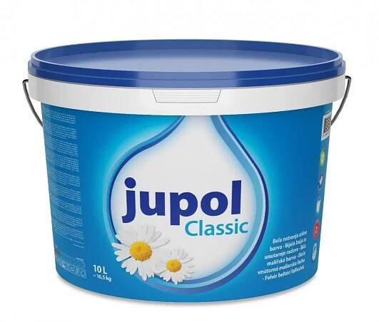 JUB Jupol Classic bílá malířská barva Bílá 10L