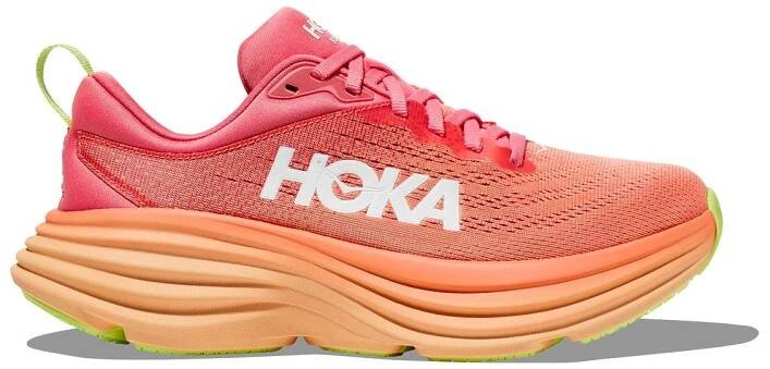 Hoka Bondi 8 coral papaya dámské