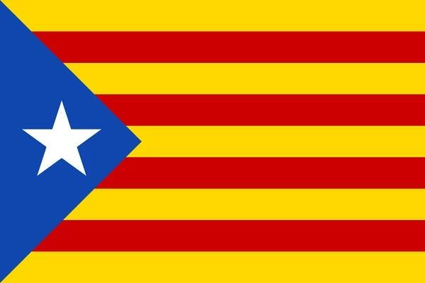 Katalánská vlajka - estelada