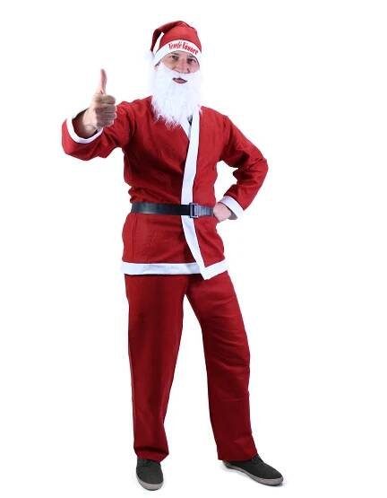 Kostým Santa Claus (bez vousů) pro dospělé