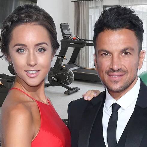 Emily and Peter Andre's home gym at Surrey mansion is straight from a premium fitness club