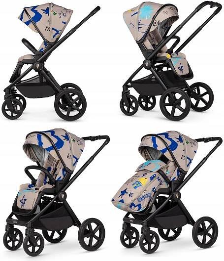 KOČÁREK VENICCI UPLINE 2 ADAPTÉRY CYBEX ATON S2 3v1 Draft Beige Značka Venicci
