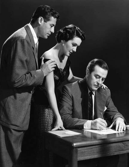 NIGHT INTO MORNING, John Hodiak, Nancy Davis, Ray Milland, 1951